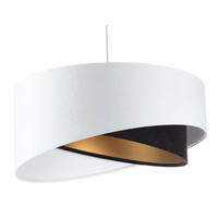 HÄNGELEUCHTE Schwarz 50/23 cm - Schwarz, Kunststoff (50/1/23cm) - ONZENO