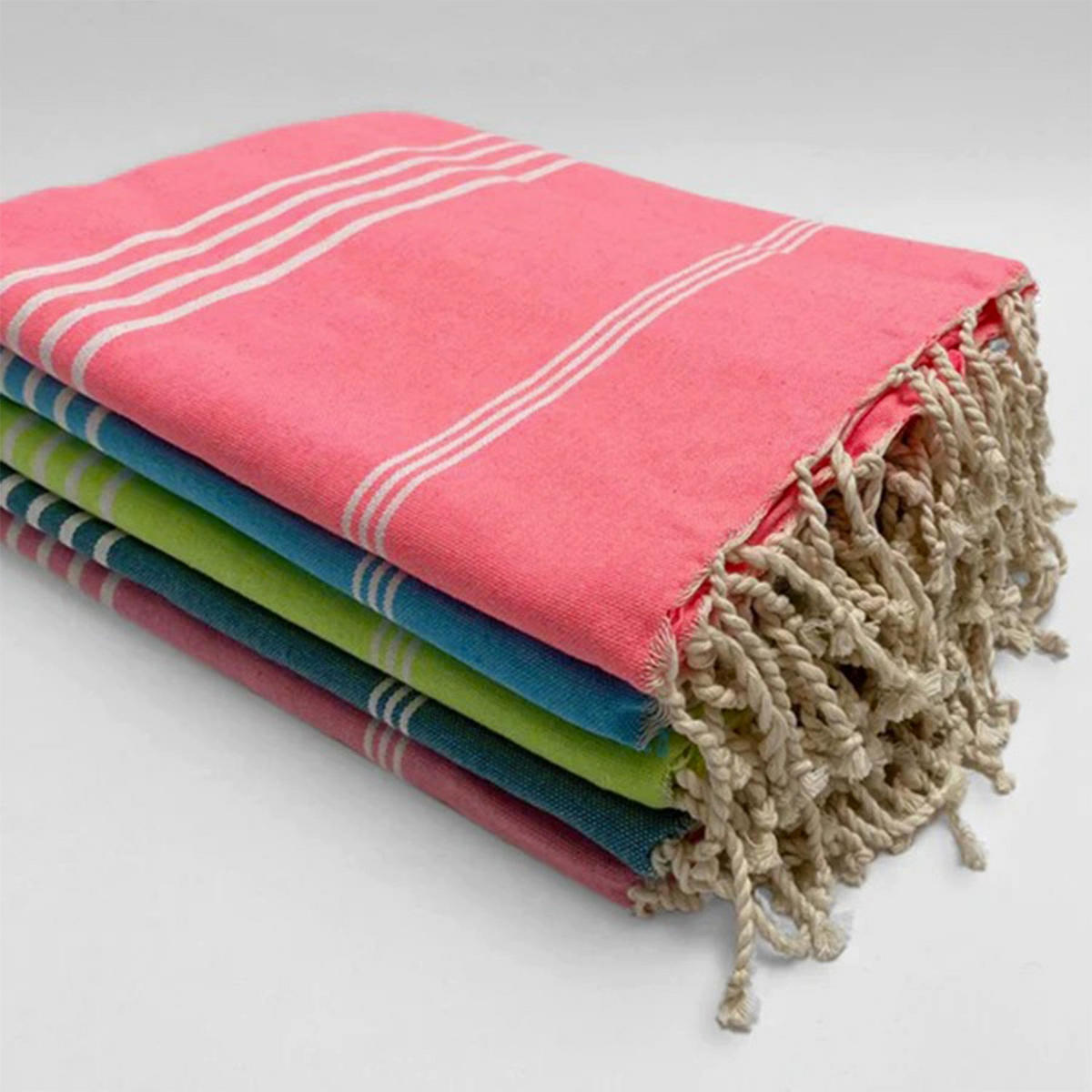 HAMAMTUCH Kolora Orange 100x200 190g/m² - Orange, Textil (100/200cm) - LE COMPTOIR DE LA PLAGE