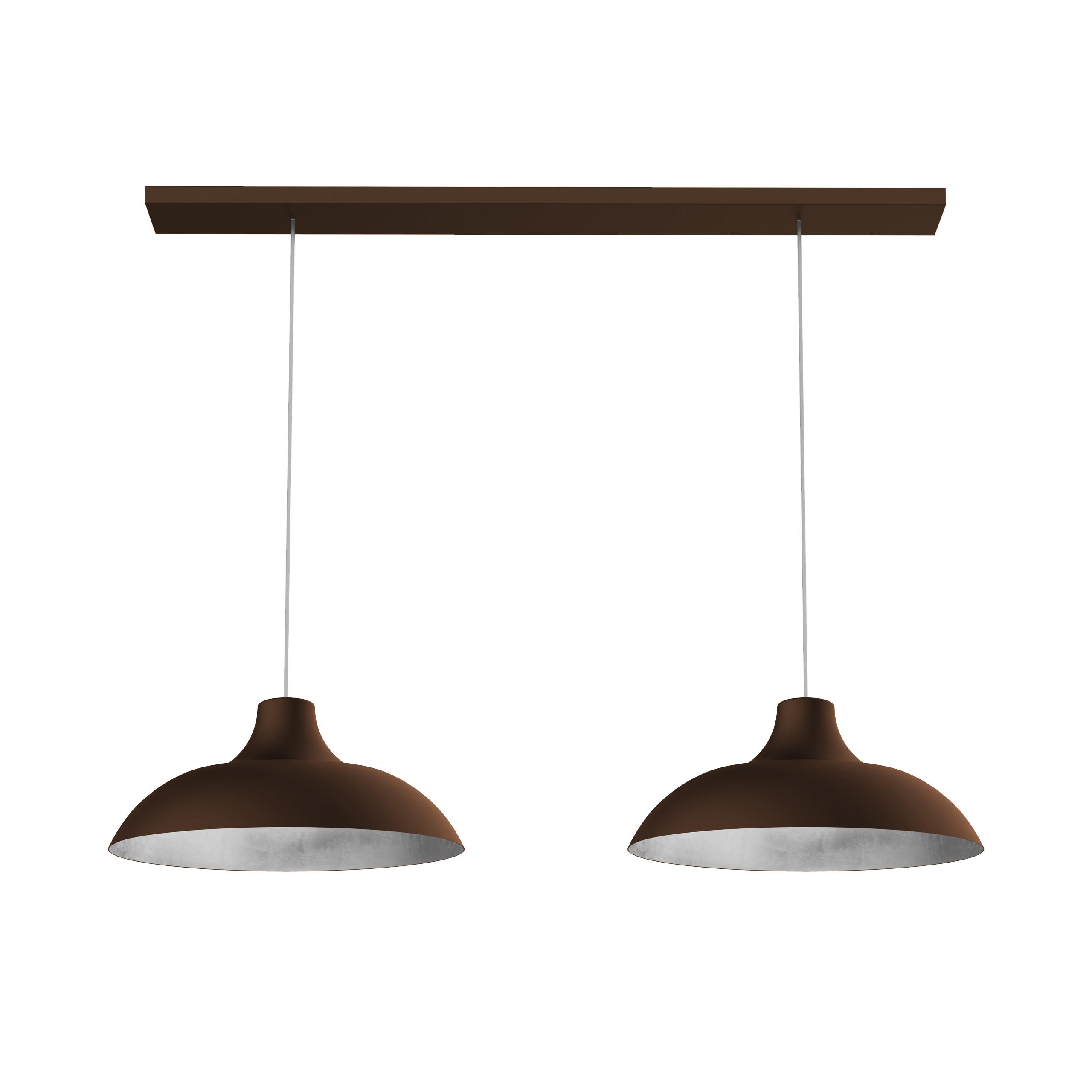 HÄNGELEUCHTE - Braun, Metall (30/30/15cm) - Lumicom