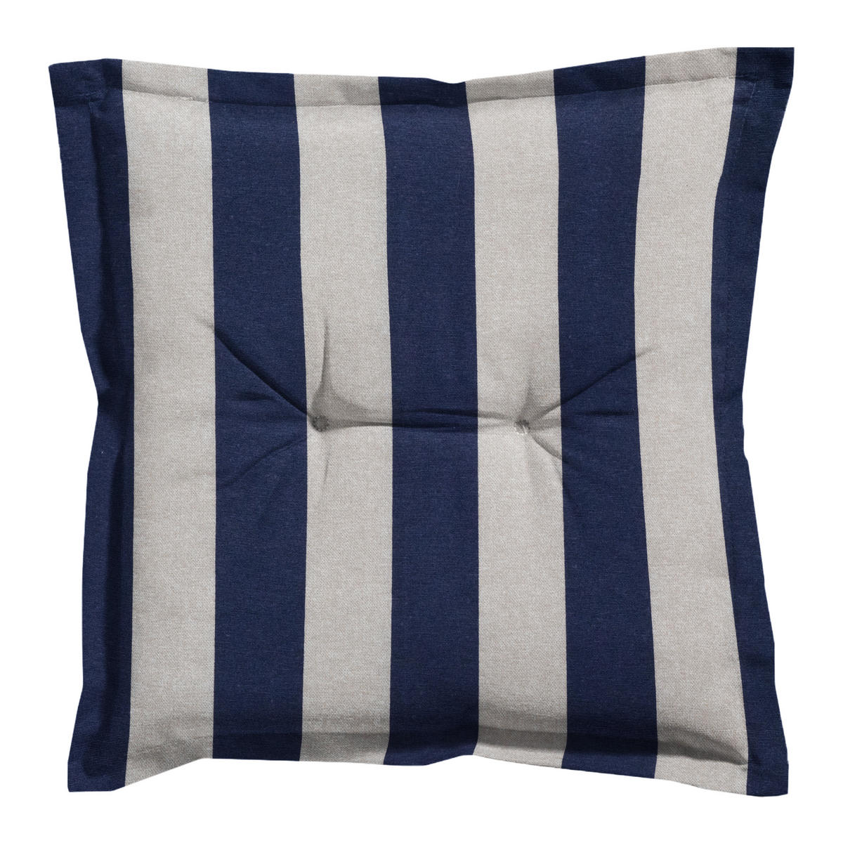 SITZKISSEN Amora - Blau - 50/50/7 cm - 4er-Set - Blau, Textil (50/7/50cm) - Madison