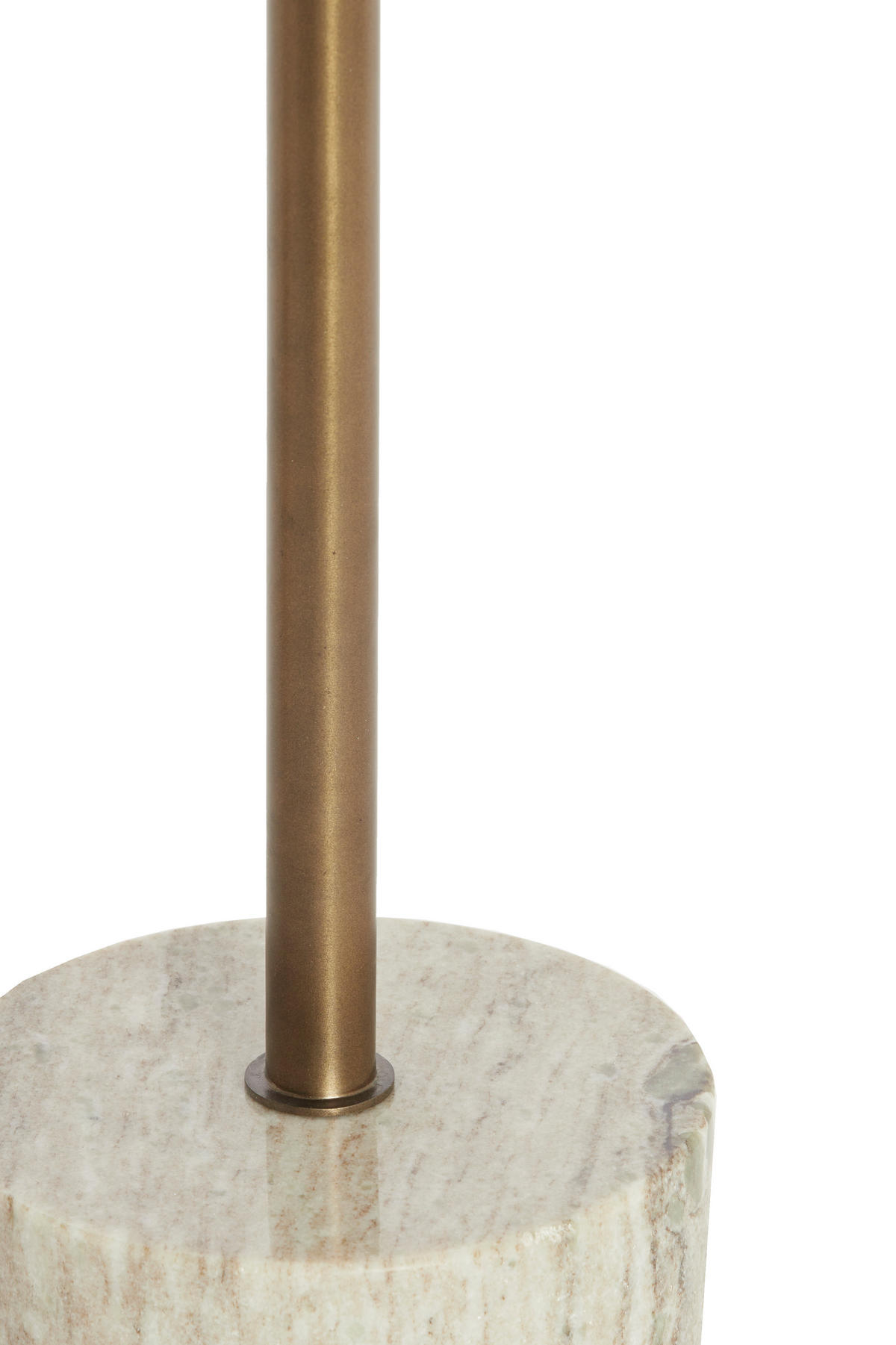 BEISTELLTISCH Civita Braun 37/37/49 cm - Graubraun, Stein (37/37/49cm) - Light & Living