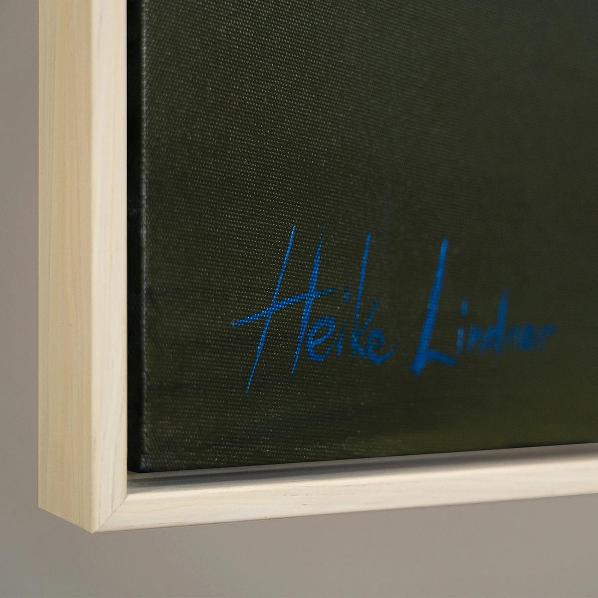 GEMÄLDE Waldhorizonte Schattenfugenrahmen Beige 140x100 cm - Beige, Holz (140/100cm) - YS-art gallery