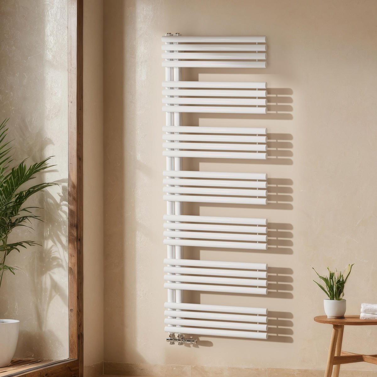 HEIZKÖRPER wasserführend Weiß 166/60/7,5 cm - Weiß, Metall (60/166/7.5cm) - EMKE