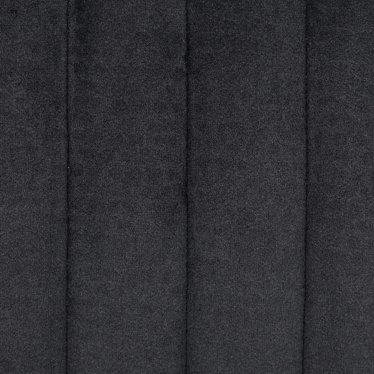 ESSZIMMERSTUHL 2er-Set Samtstoff Schwarz Navasota - Schwarz, Textil/Metall (47/83/62cm) - Beliani