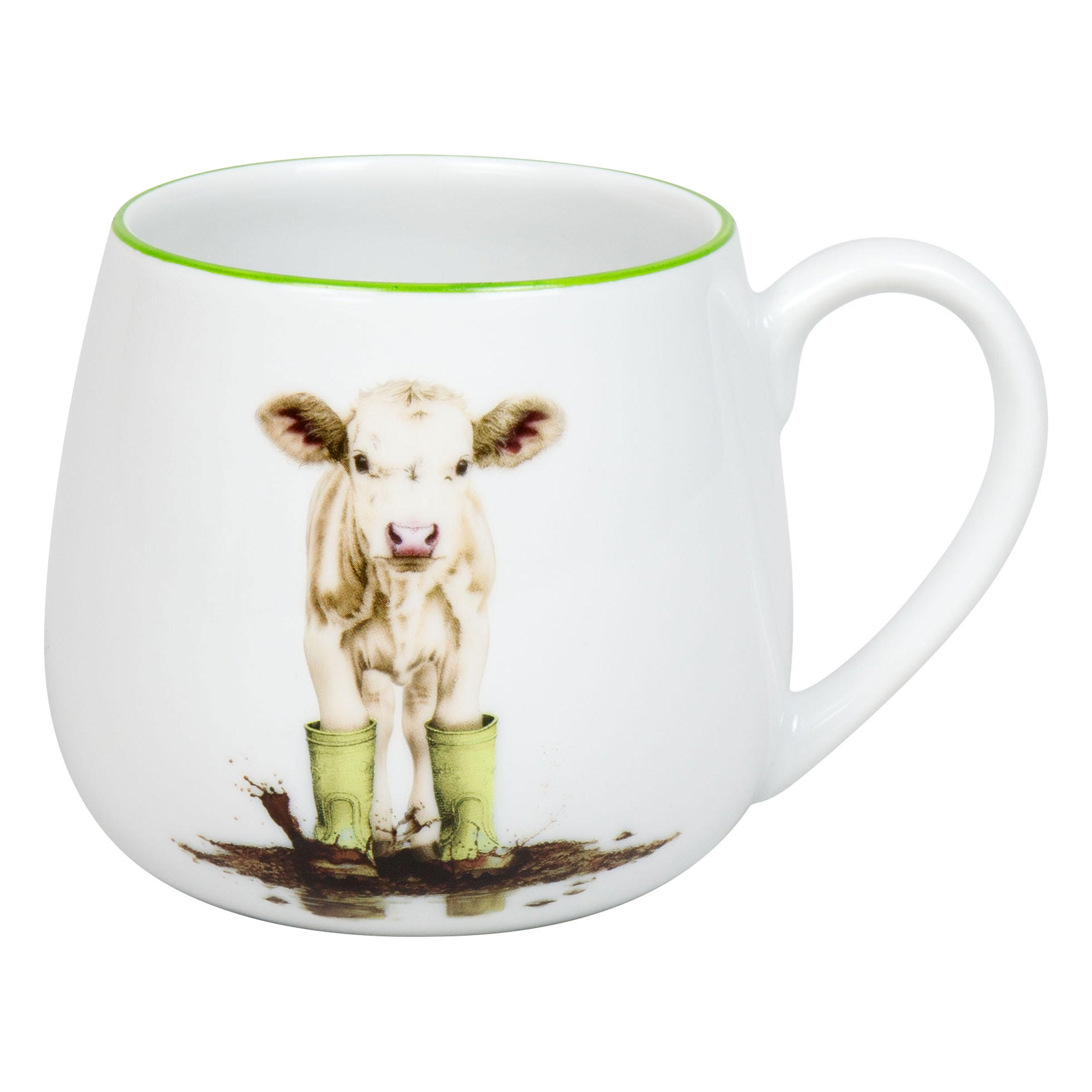 KUSCHELBECHER Tapsiges Kälbchen - Naturfarben, Keramik (0.4L) - Könitz