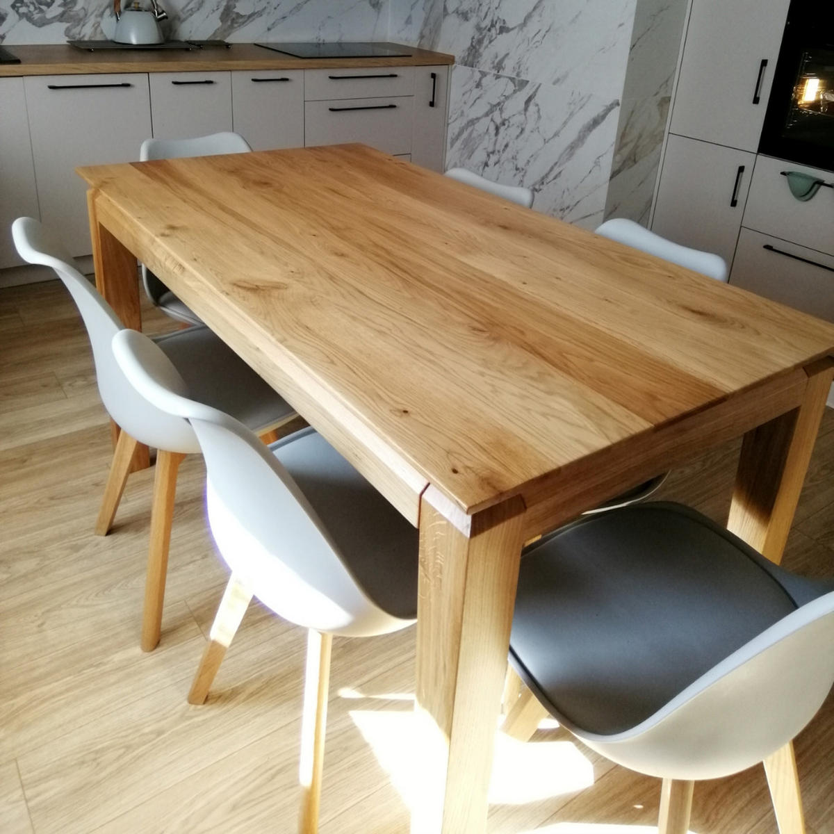 ESSTISCH aus Massivholz DANTE 160 x 90 - Eichefarben, Holz (160/90/75cm) - Rawood Furniture