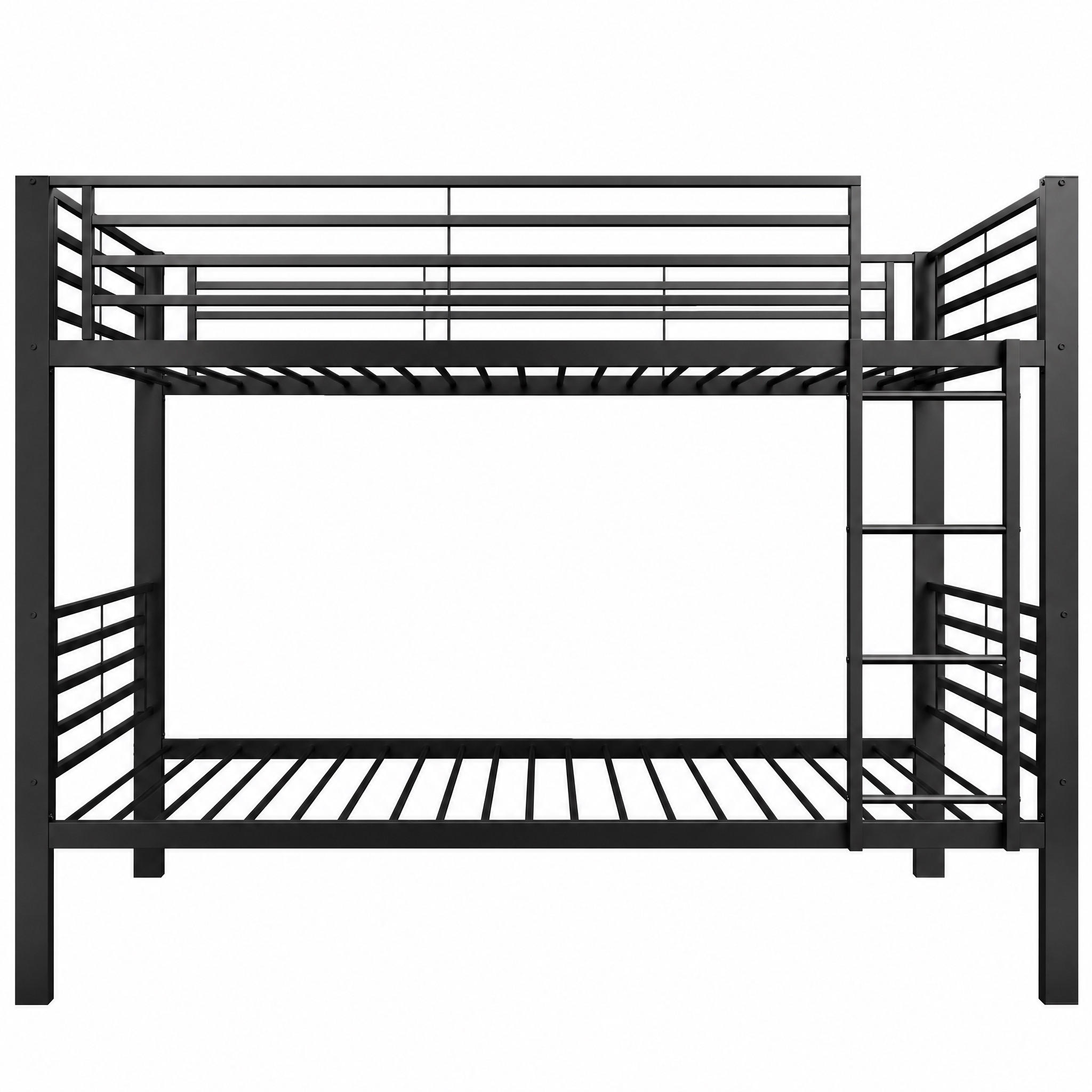 ComfortXL Etagenbett Schwarz 90x200 cm