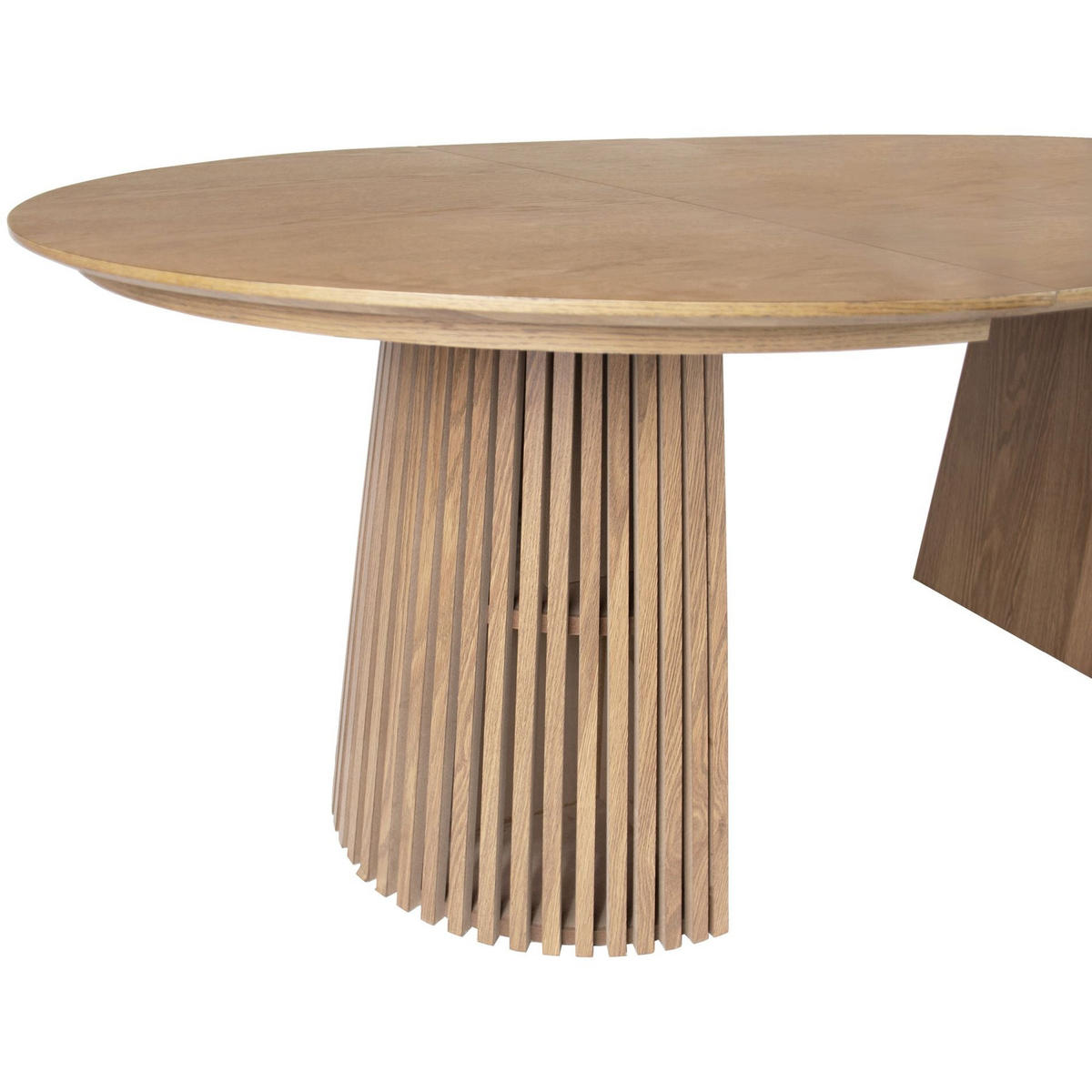 AUSZIEHTISCH Formisty Eichenholzoptik 120–200 x 120 cm - Beige, Holzwerkstoff (120/120/75cm) - Selsey