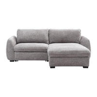 SCHLAFSOFA - 4 Personen - Stoff - Grau - - Grau, Textil (236/88/167cm) - Vente-Unique