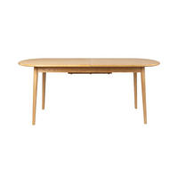 ESSTISCH Twist Ausziehbarer 185/240x90 cm Eiche - Beige, Holz (240/90/76cm) - Zuiver