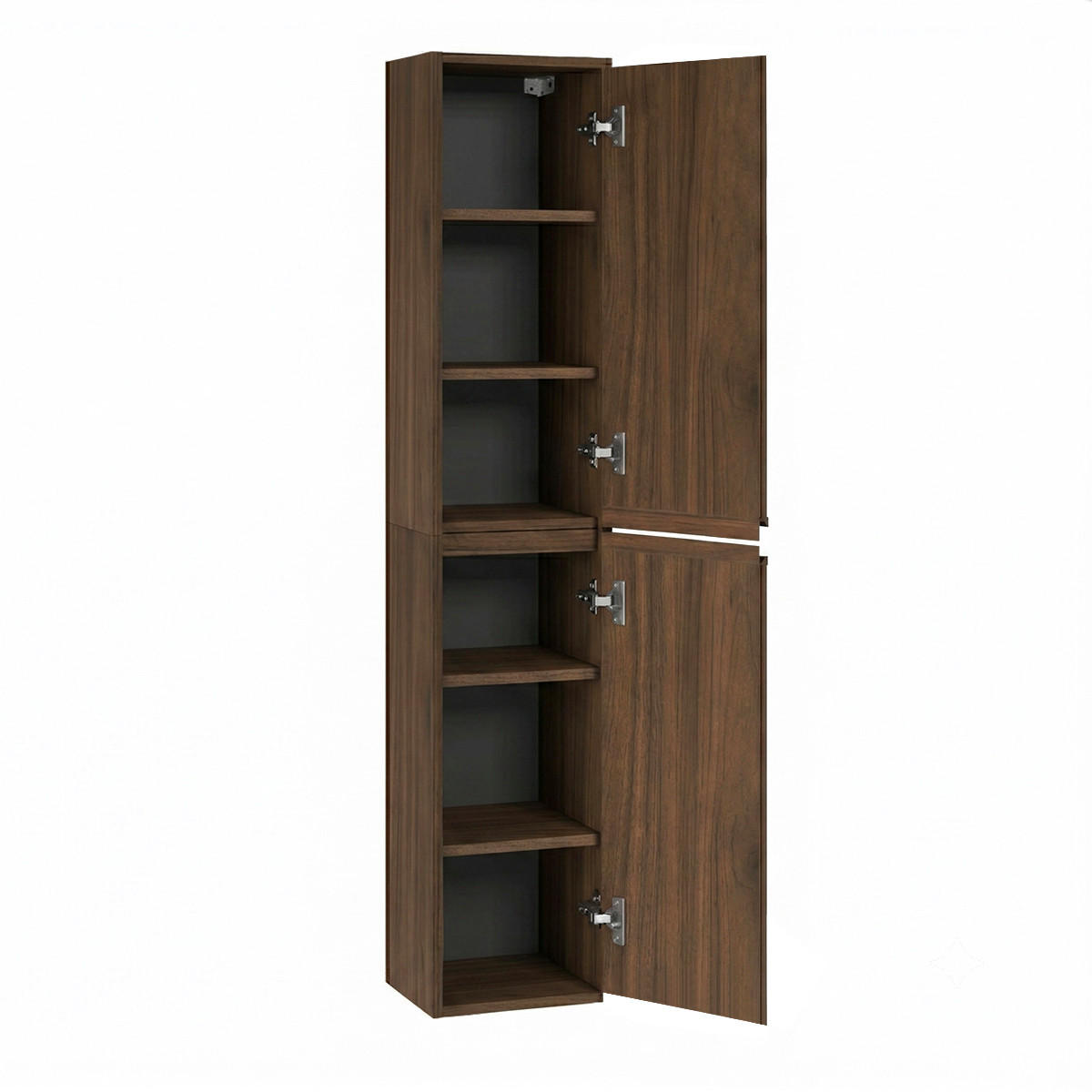 HÄNGESÄULE Edmé Holz - Braun, Holzwerkstoff (30/160/26.6cm) - Petits-meubles