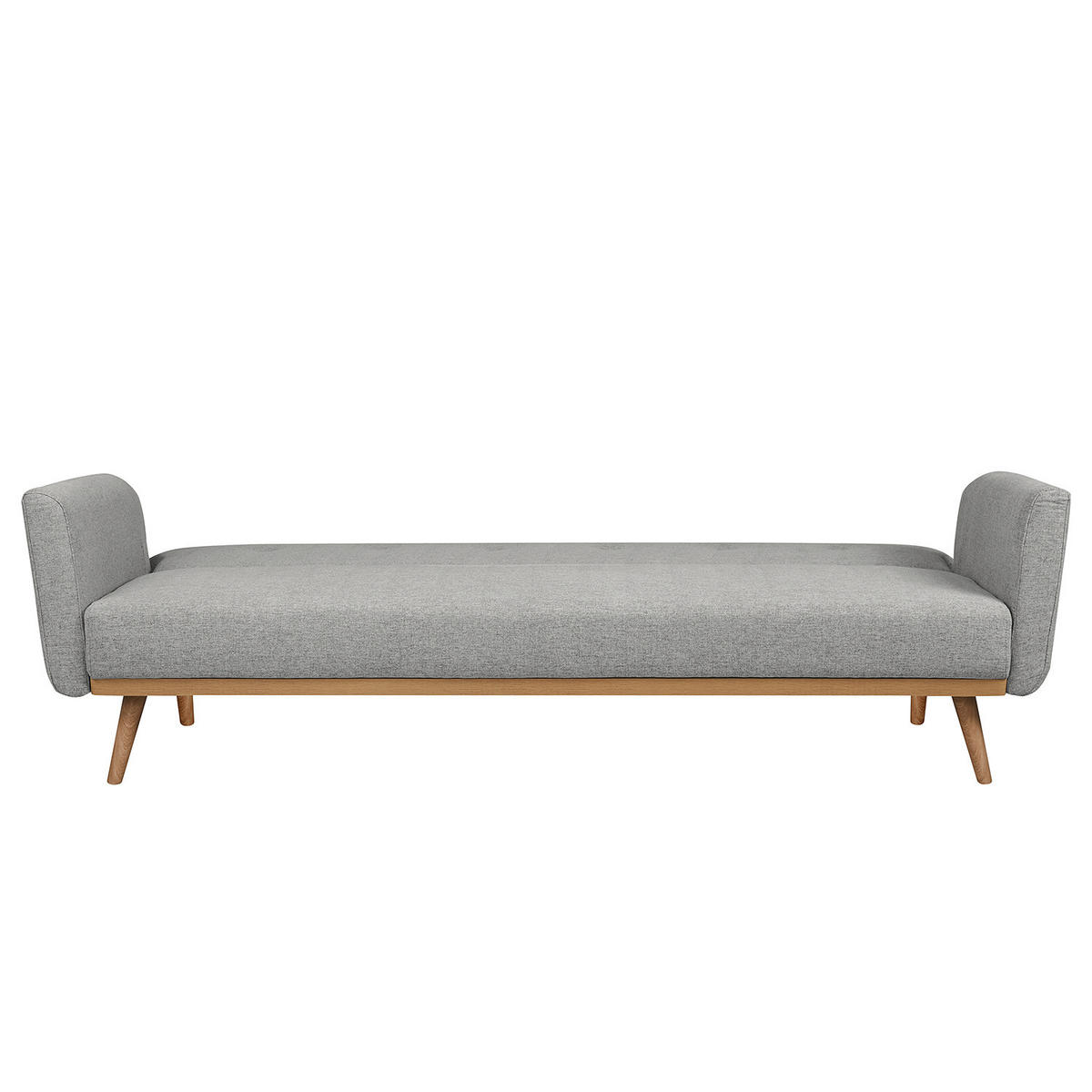 SCHLAFSOFA - Filz - Beige/Hellgrau, Birkenholz/Textil (212/79/85cm) - home24