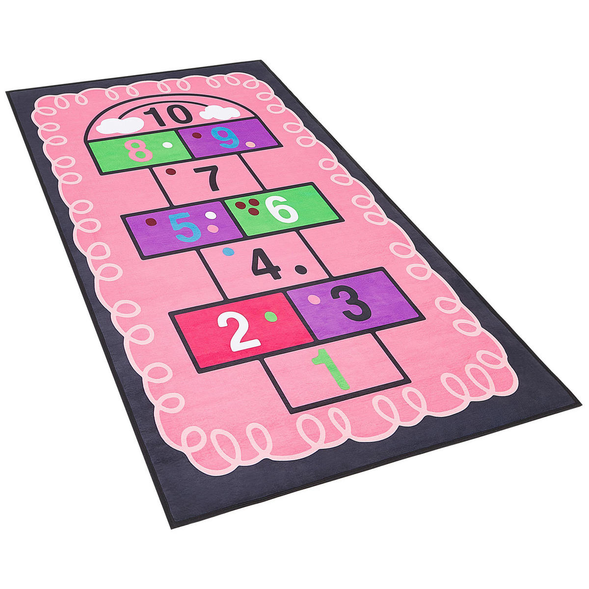 KINDERTEPPICH Honaz 150/80 cm - Multicolor, Kunststoff (80/150cm) - Beliani