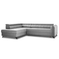 ECKSOFA Alice, Seite: Links - Grau, Holz/Textil (250/179cm) - Sofnet