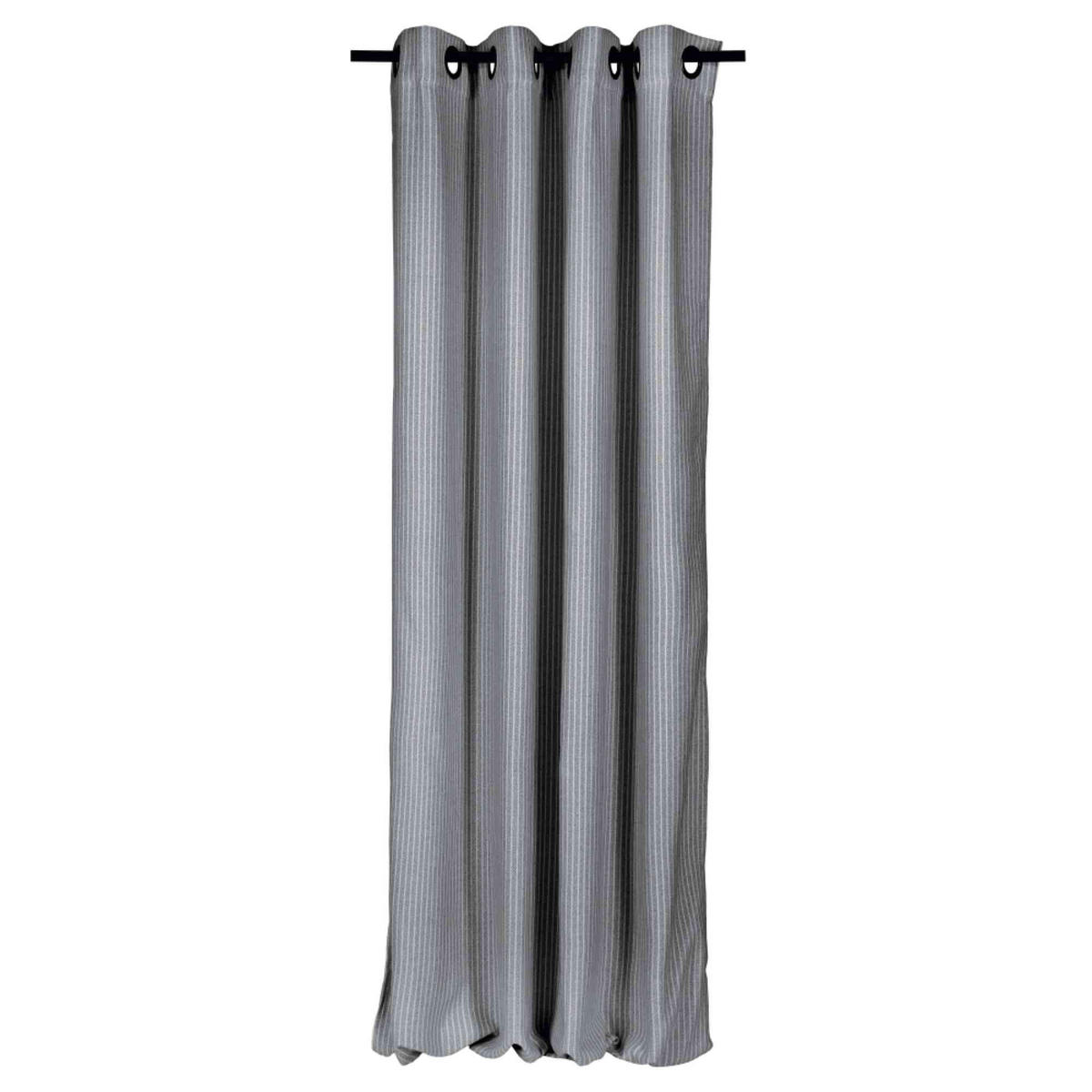 ÖSENSCHAL E-Fun blickdicht 140/250 cm   - Grau, Basics, Textil (140/250cm) - Esprit