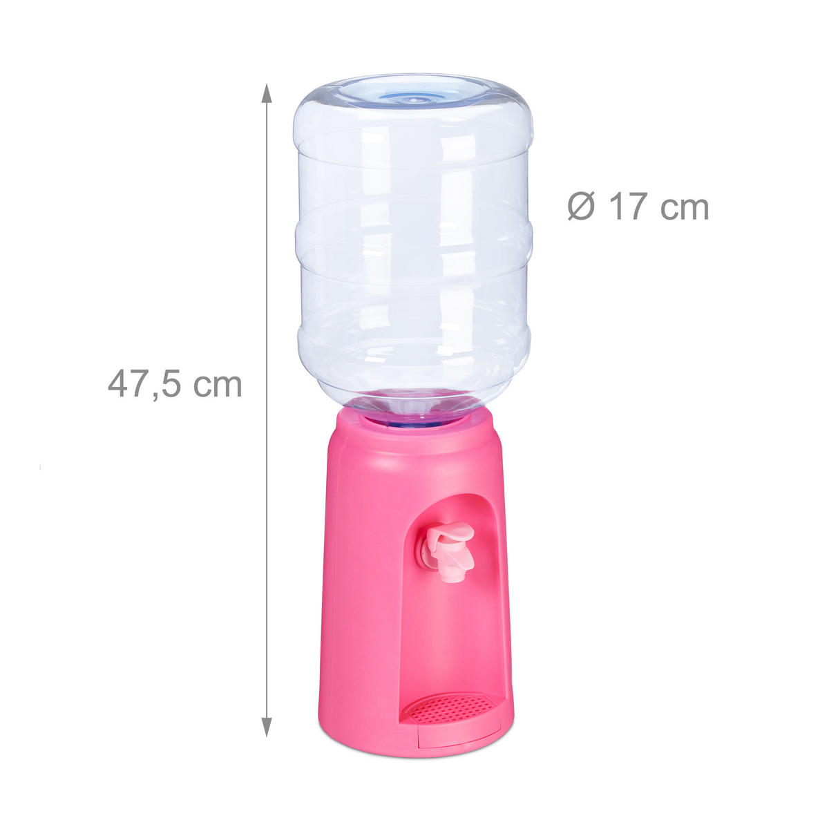 WASSERSPENDER - Multicolor, Kunststoff (4.5L) - Relaxdays