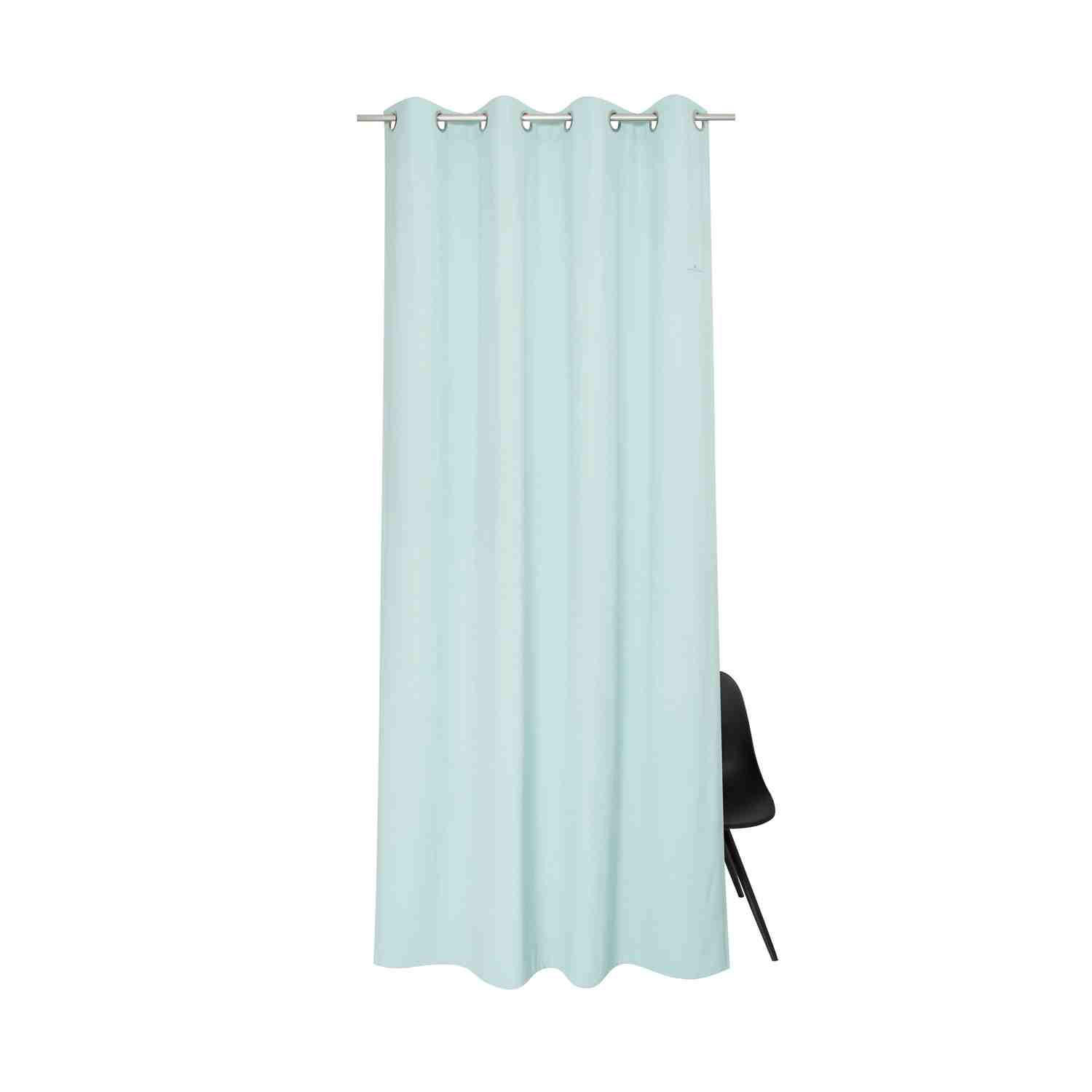 BLICKDICHTER ÖSENVORHANG Dove Signature - Jadegrün, Textil (140/0.5/245cm) - Tom Tailor
