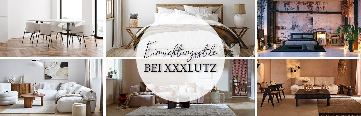 Sechs unterschiedliche Einrichtungsstile bei XXXLutz
