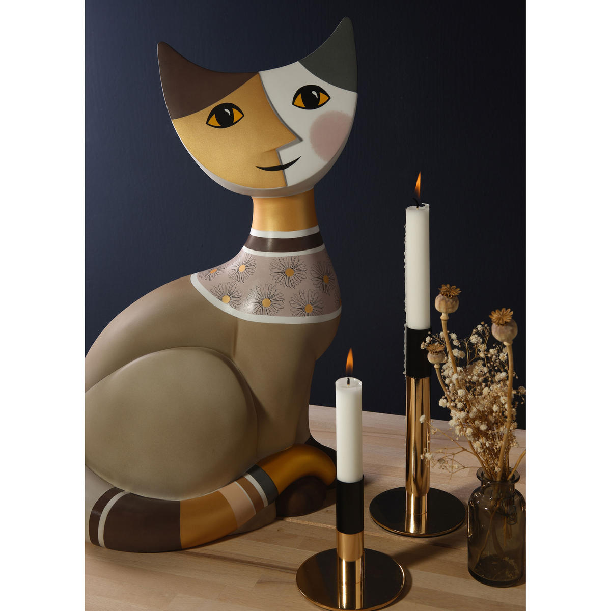 TIERFIGUR Rosina Wachtmeister - Stella, Biskuit-Porzellan, Bunt, 50 cm - Multicolor, Keramik (22/50/33cm) - Goebel