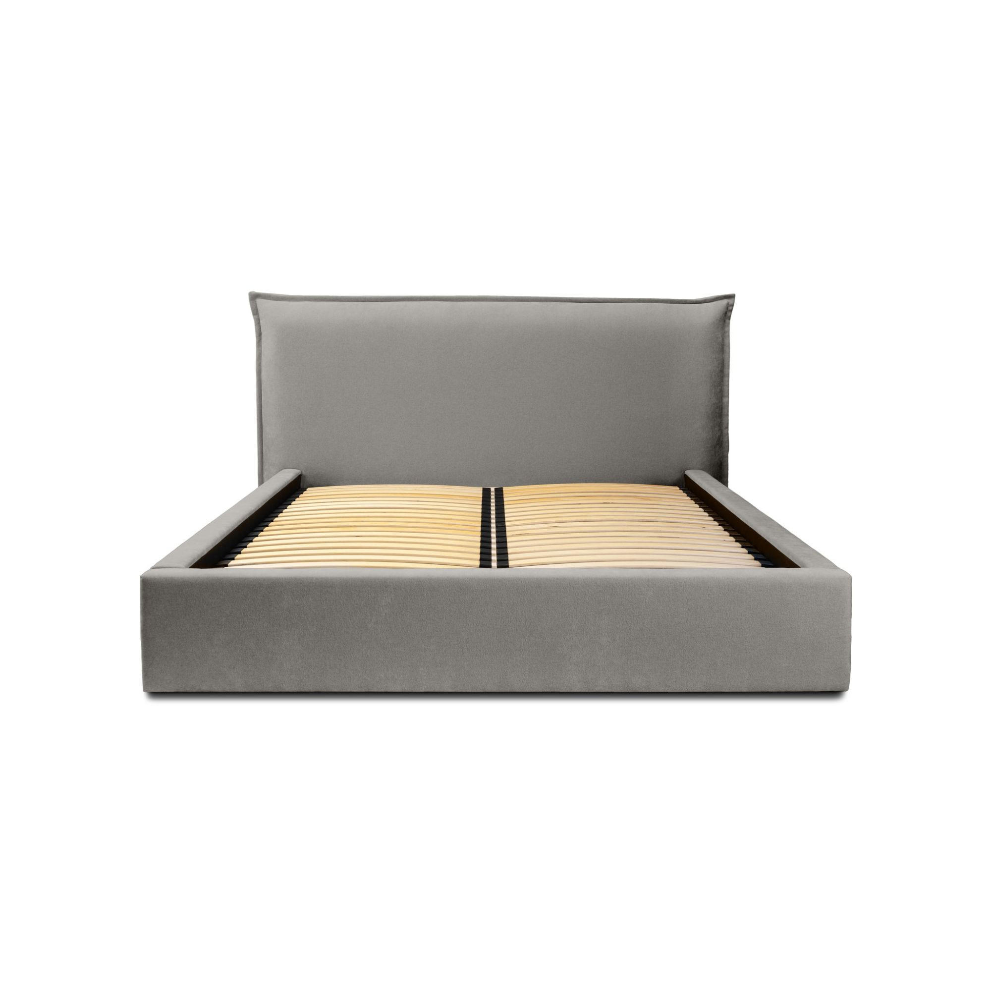 Thumbnail - Fun Möbel Polsterbett, Grau, Textil, 160x200 cm, Schlafzimmer, Betten, Polsterbetten