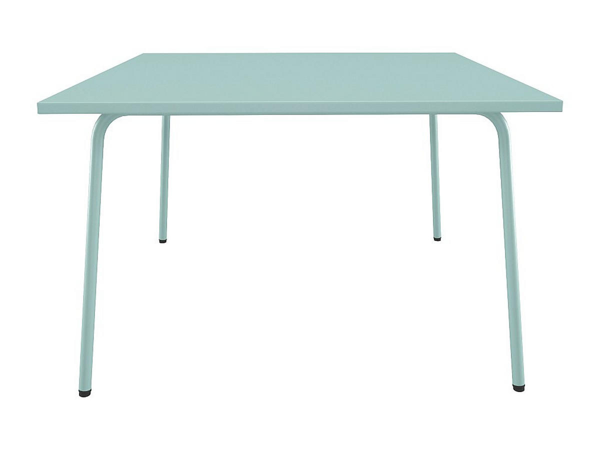 GARTENTISCH quadratisch - L. 120 cm - Metall - Mandelgrün - MIRMANDE von MYLIA - Grün, Metall (120/120/75cm) - Vente-Unique