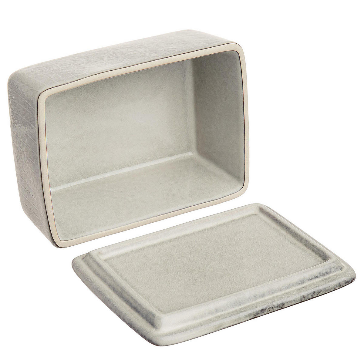 BUTTERDOSE Henley - Grau, Keramik (10/6/14cm) - Butlers