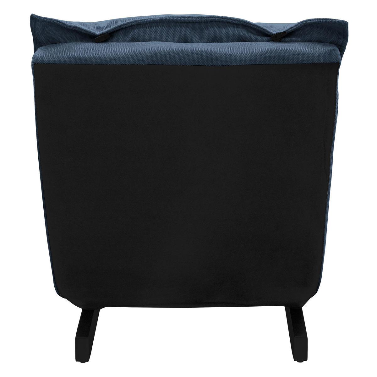 BODENSTUHL Blau - Blau/Schwarz, Textil/Metall (59/73.5/96cm) - ML-DESIGN