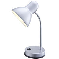 TISCHLEUCHTE BASIC Metall Silber - Silberfarben, Metall (21.5/21.5/33cm) - Globo Lighting