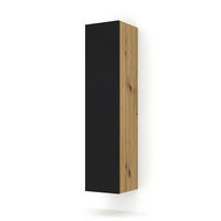 HÄNGESCHRANK Artisan Eiche, Schwarz 35/150/35 - Schwarz, Holzwerkstoff (35/150/35cm) - RAUMHIRSCH FURNITURE