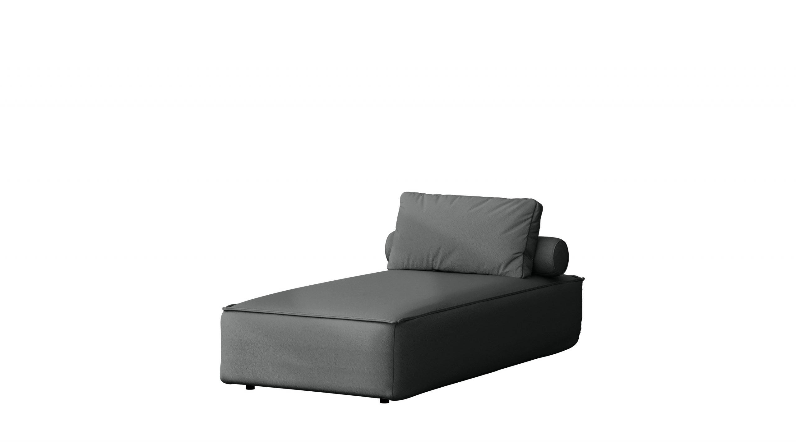 GARTENCHAISELONGUE Liegestuhl Für Den Garten MALIBU Anthrazit - Anthrazit, Holz (90/73/194cm) - Kaiser Möbel