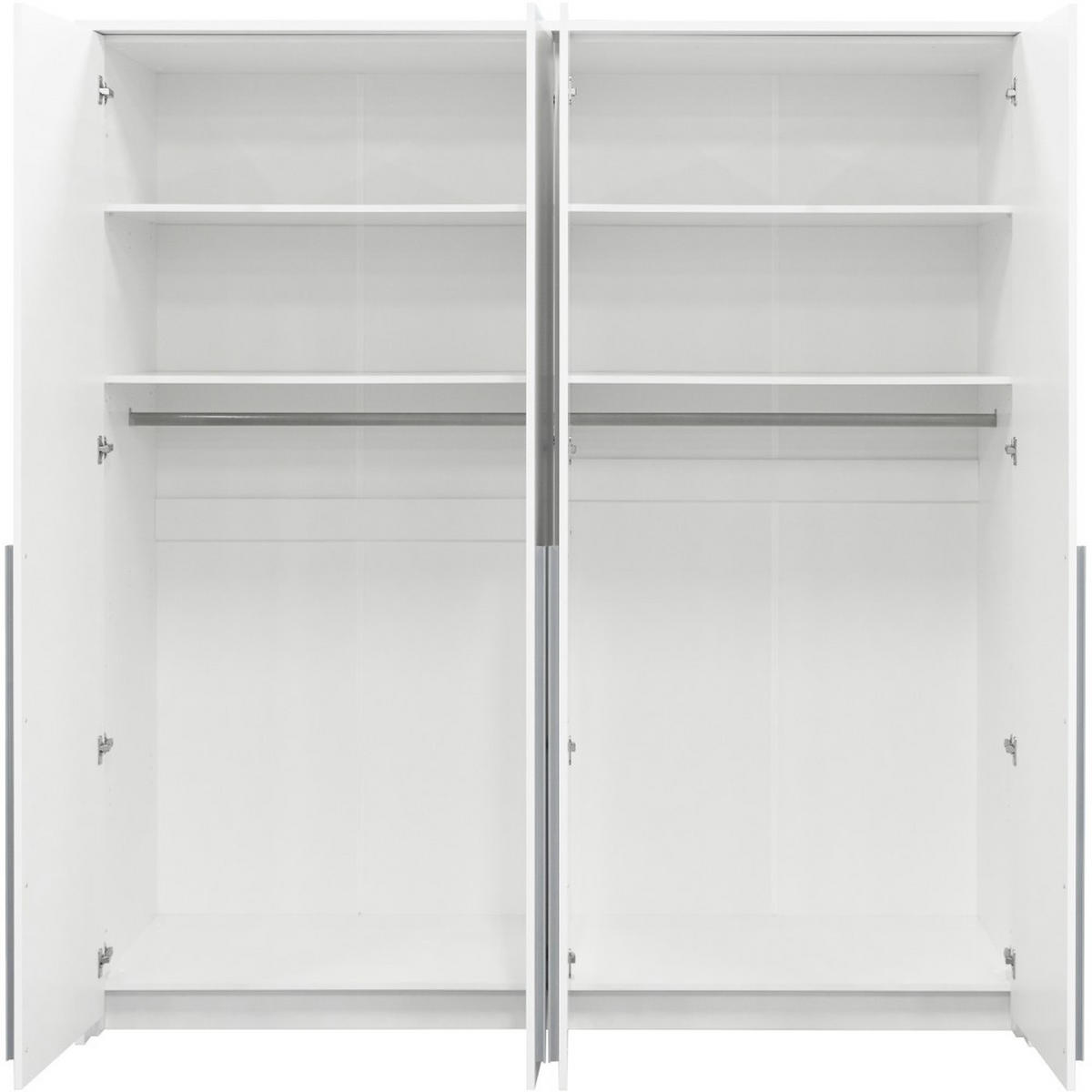 DREHTÜRENSCHRANK Giana mit 4 Türen, 210 cm, Beige Sand - Sandfarben/Beige, Holzwerkstoff (210/215/64.5cm) - Beautysofa