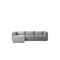 ECKSOFA Nevio - Grau, Holzwerkstoff/Textil (185/290cm) - Fun Möbel