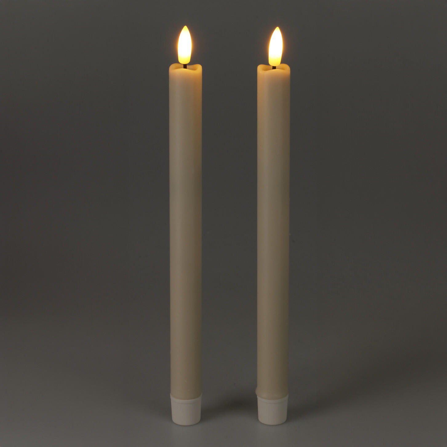 LED-TISCHKERZEN gewachst 25 cm - Beige, Paraffin (2/2/25cm) - Home Styling Collection