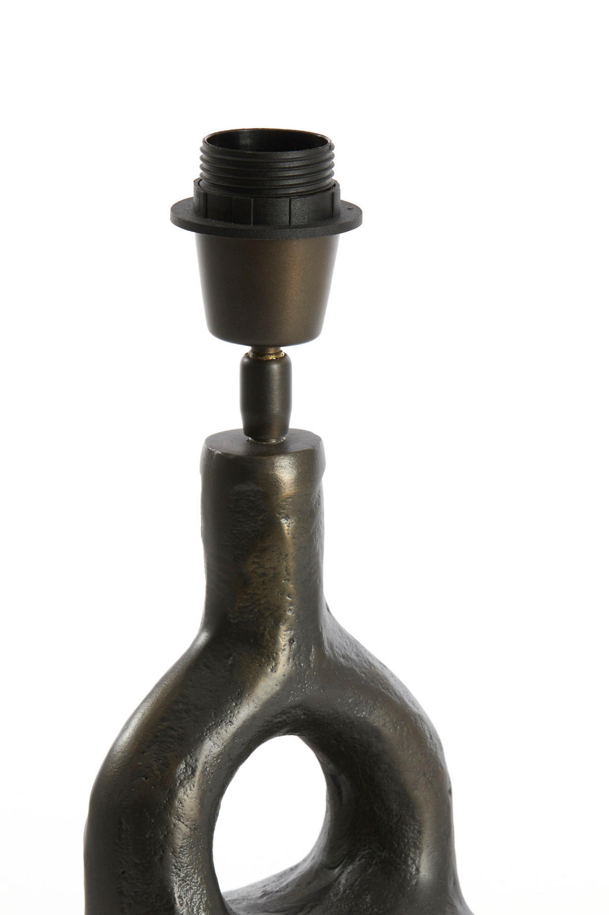 LAMPENFUSS Imola Grau Ø25/37 cm - Grau, Metall (25/22/37cm) - Light & Living