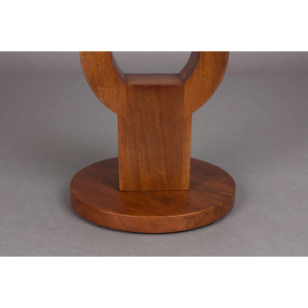 BEISTELLTISCH Tondo Rund 36 cm Braun - Braun, Holz (36/36/53cm) - Dutchbone