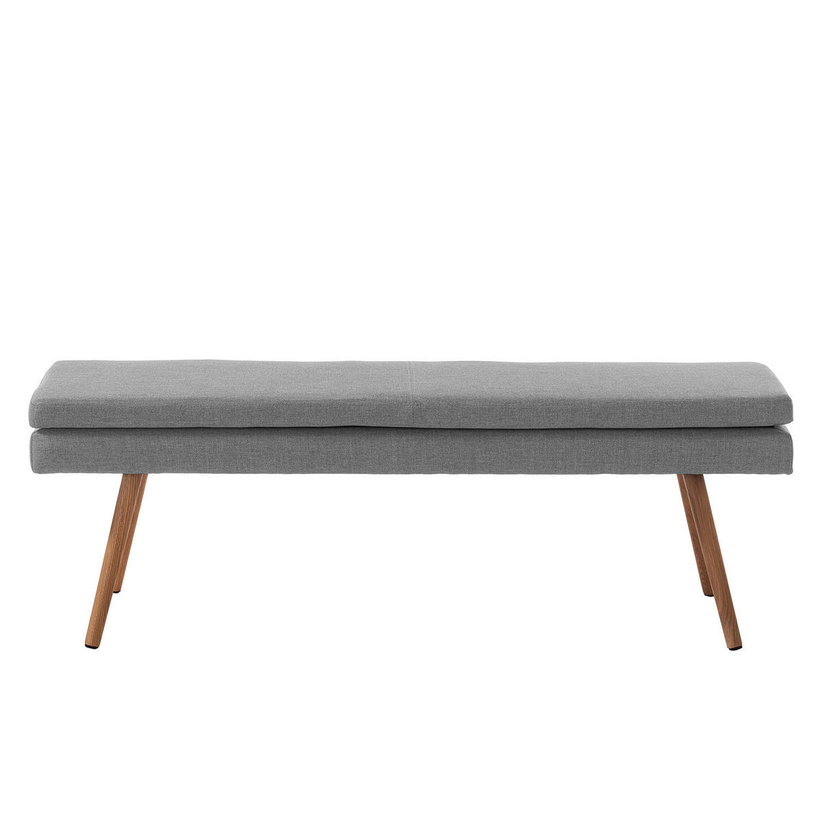 SITZBANK - Eichefarben/Graphitfarben, Eichenholz/Holz (140/48/41cm) - home24
