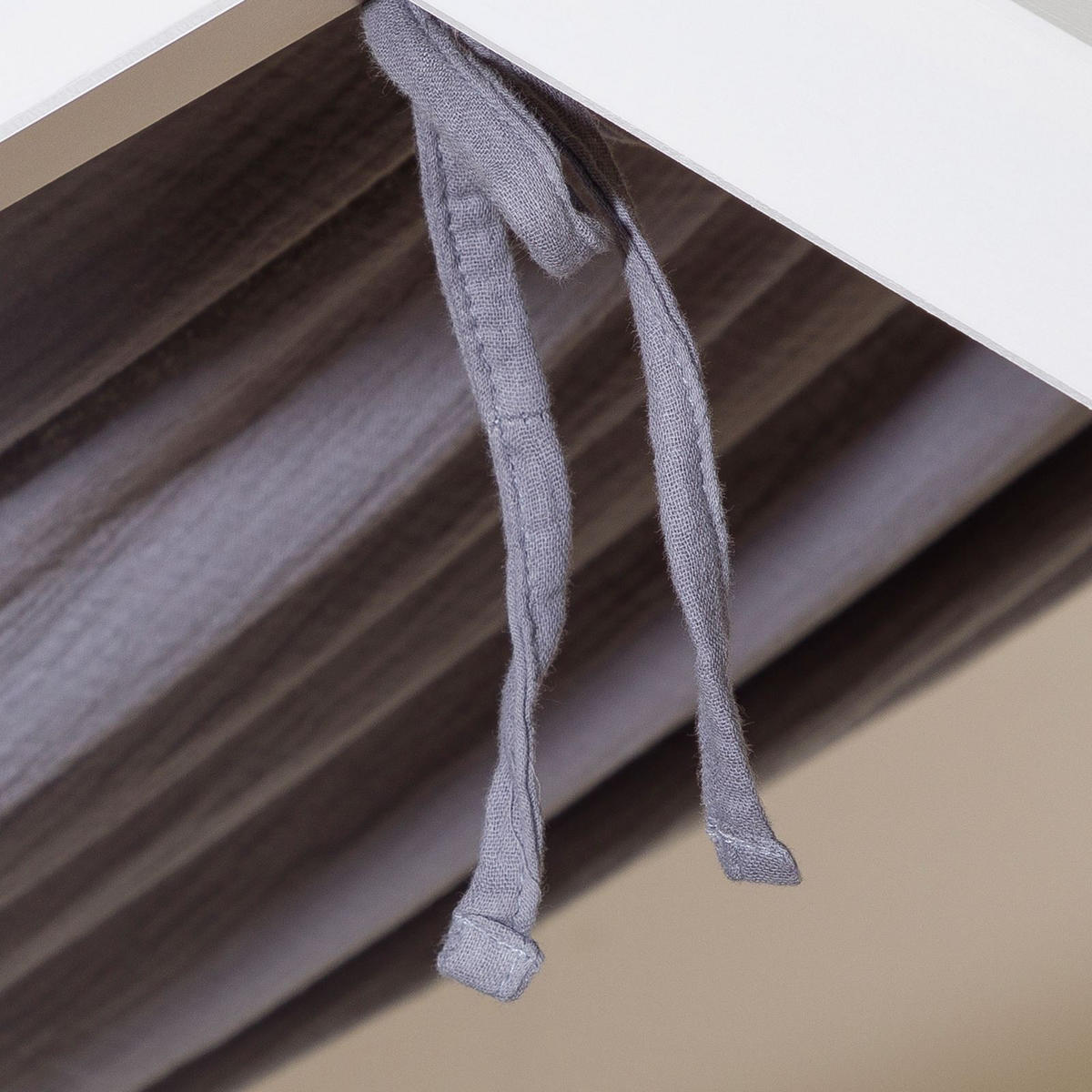 HAUSBETT-HIMMEL LIAN grau - Grau, Textil - IDIMEX