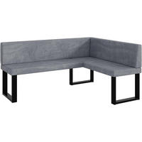 ECKBANK TONI_U - Grau, Textil (128/168cm) - Meblini