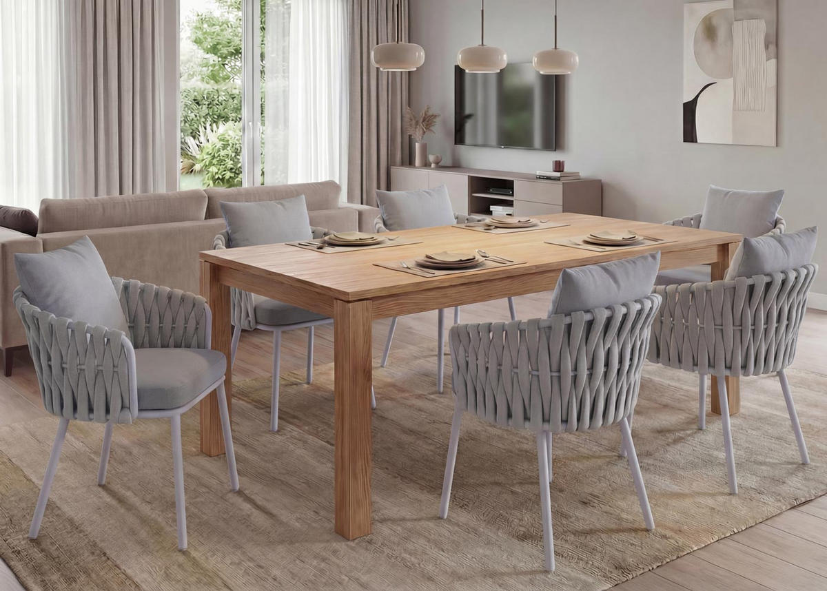 ESSZIMMERSTUHL Hellgrau - Hellgrau, Metall (56/71/57cm) - MCW