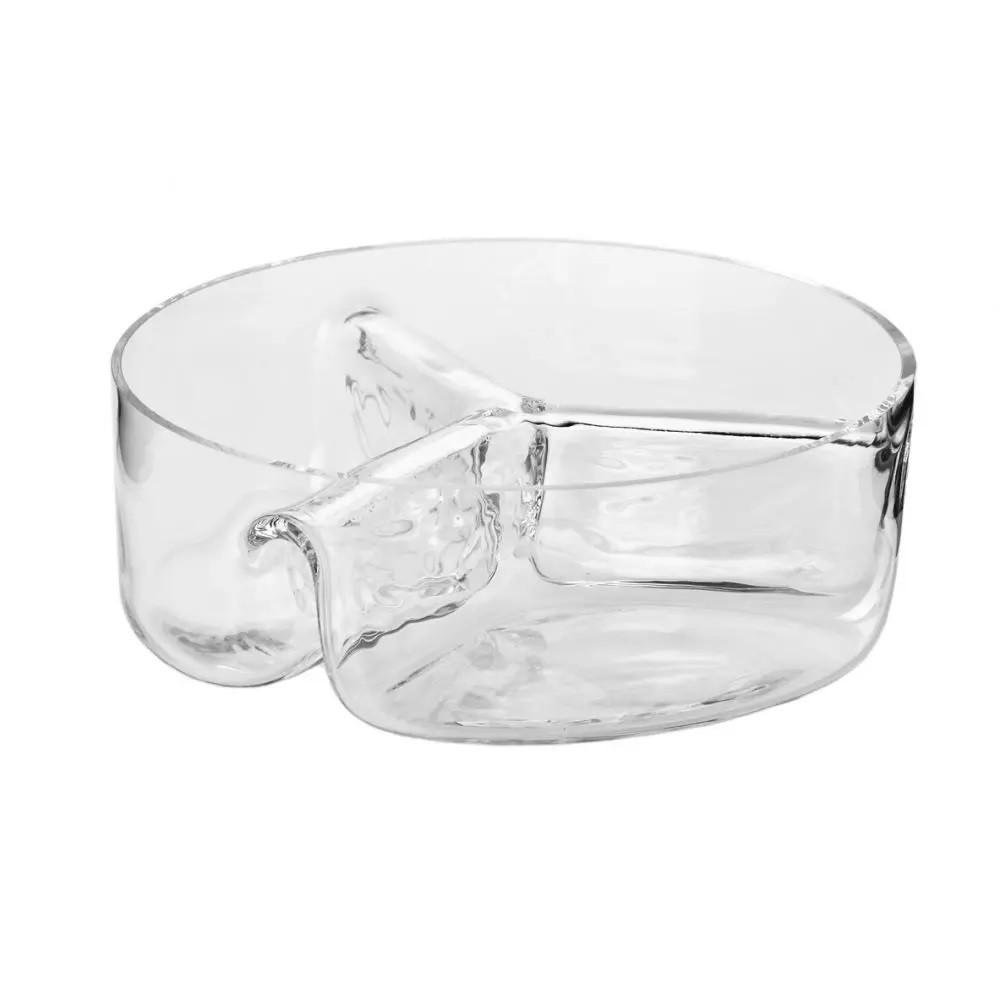 SALATSCHÜSSEL, 1 Stk., 24 cm, Handgemacht - Transparent, Glas (24/8/24cm) - Krosno Glass