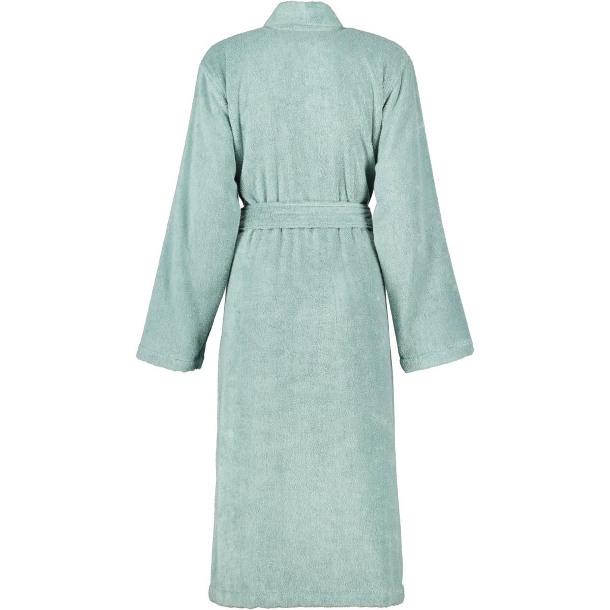 BADEMÄNTEL DAMEN KIMONO LUXURY BASICS KIMONO 826 FJORD - 47 - Grün, Textil (XLnull) - Cawoe