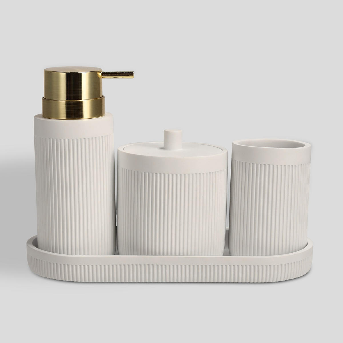 BADSPENDER Maya - Weiß, Kunststoff (7/17/7cm) - home&you
