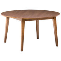 MASĂ DE BUCĂTĂRIE stejar închisă la culoare 140/140 cm Huntley - maro închis, compozit lemnos (140/140/75cm) - Beliani