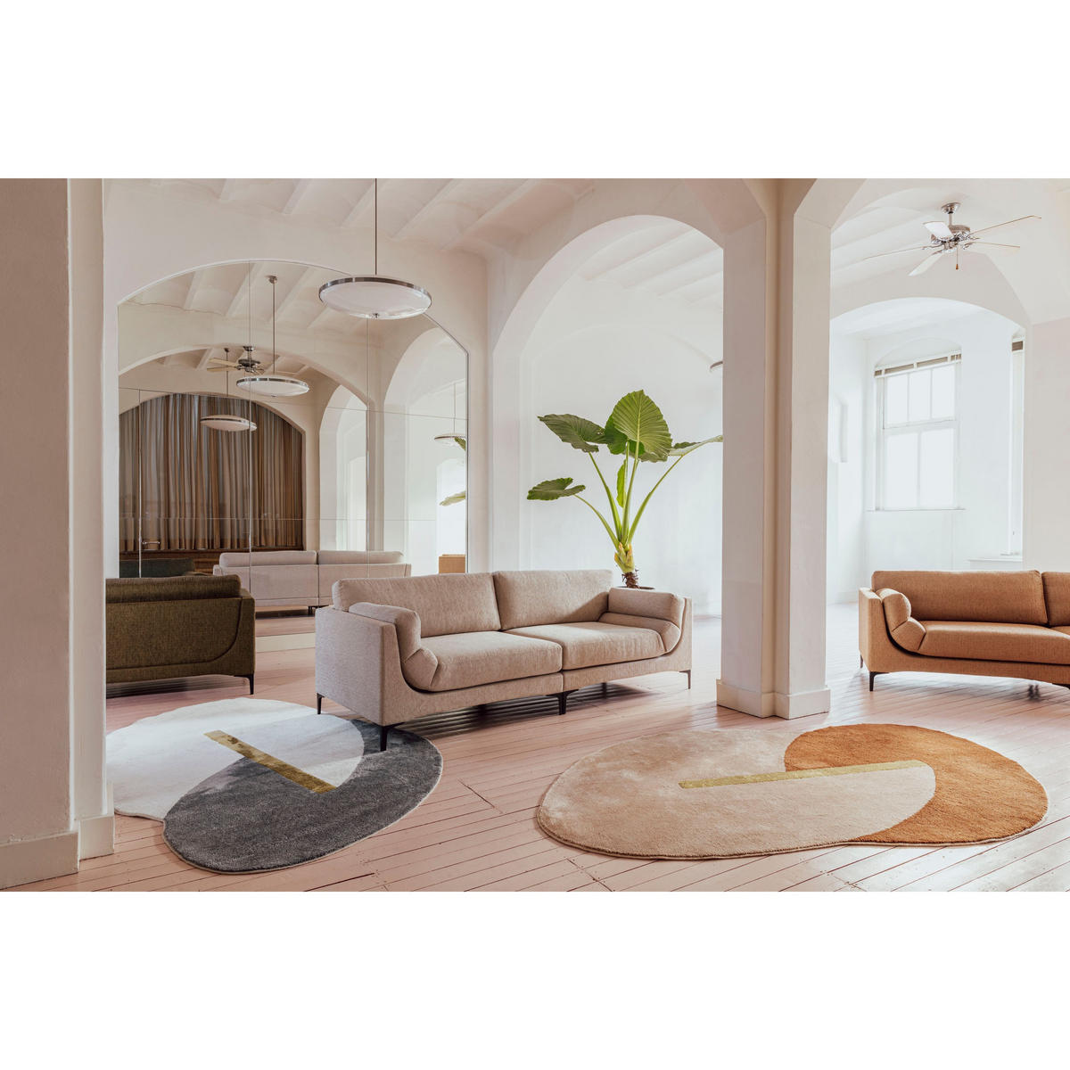 TEPPICH Phila 160x257 cm Terra - Braun, Kunststoff (257/160cm) - Zuiver