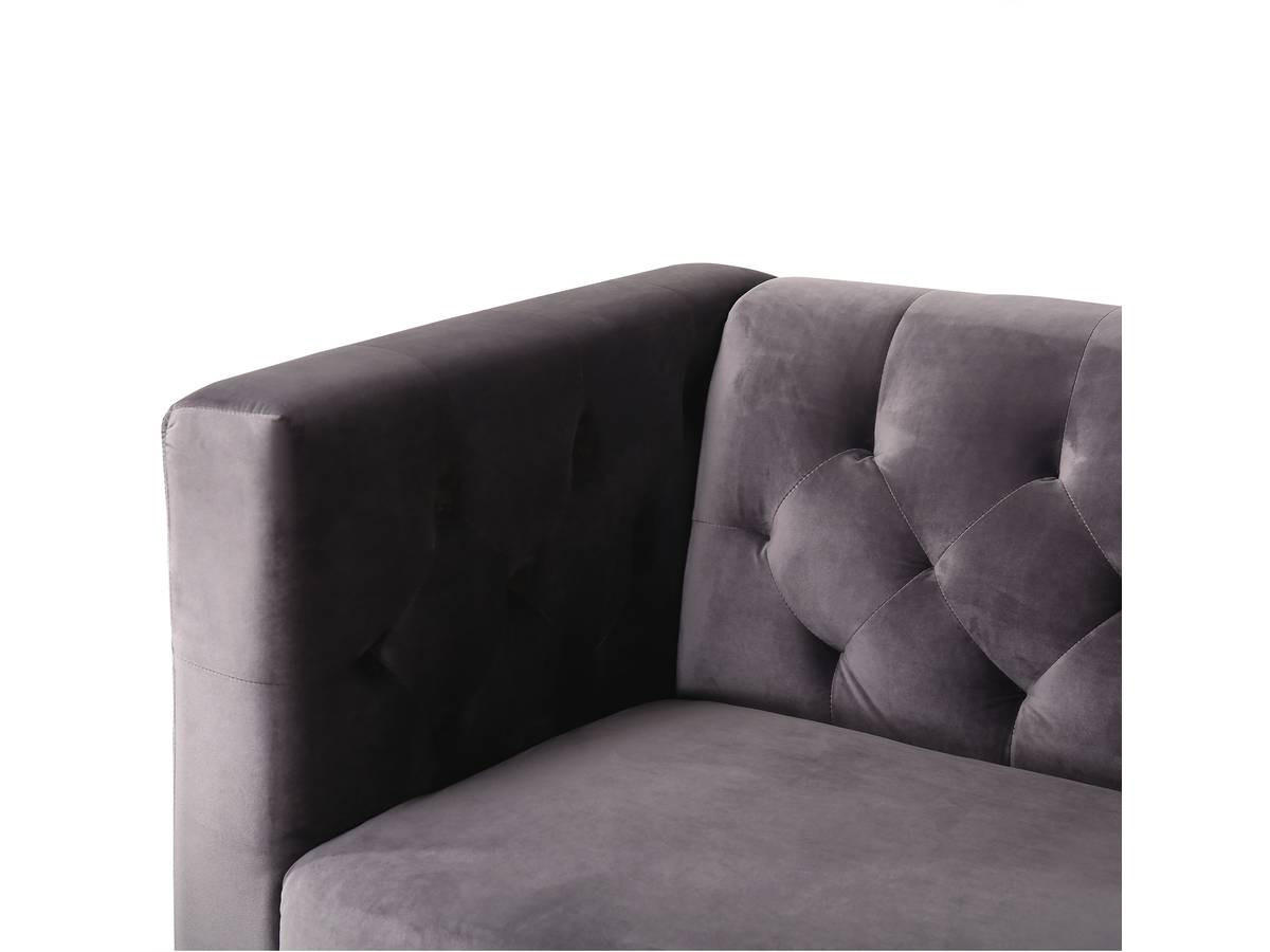 3-SITZER-SOFA Bruce Dunkelgrün - Dunkelgrün, Textil/Metall (196/82/76cm) - Habitat Garten