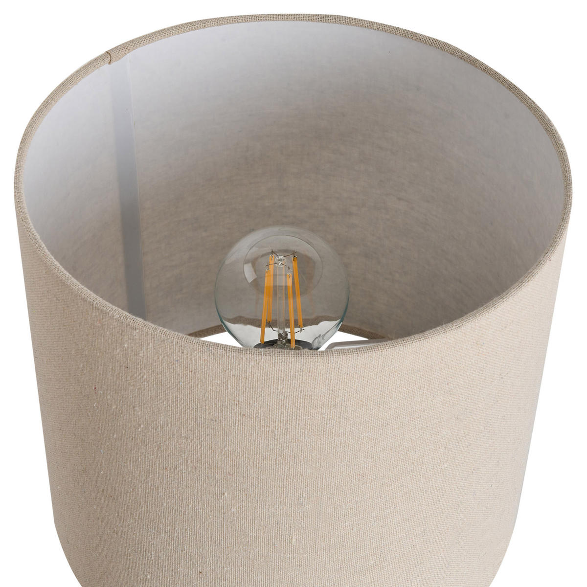 TISCHLAMPE Keramik Grün Kerulen - Beige/Grün, Keramik (23/23/41cm) - Beliani