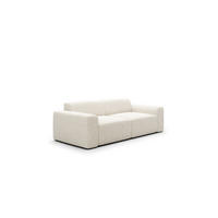 SOFA Modular Premium Weiß - Schwarz/Weiß, Holz/Holzwerkstoff (240/70/104cm) - Furnisell