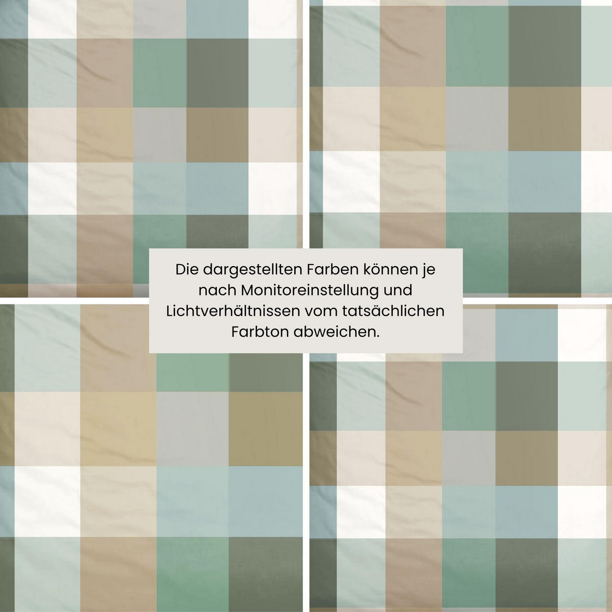 BETTWÄSCHESET Travis - Feinbiber - 2-teilig - 135x200 cm - Grün - Grün, Textil (135/200cm) - SCHIESSER