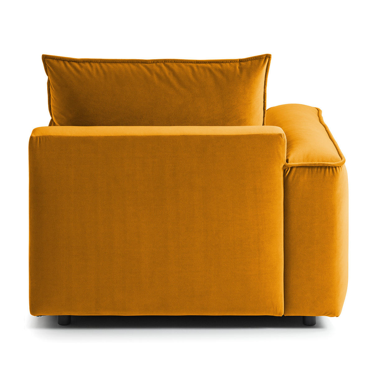 MODULSESSEL - Orange, Holz/Textil (104/82/99cm) - home24
