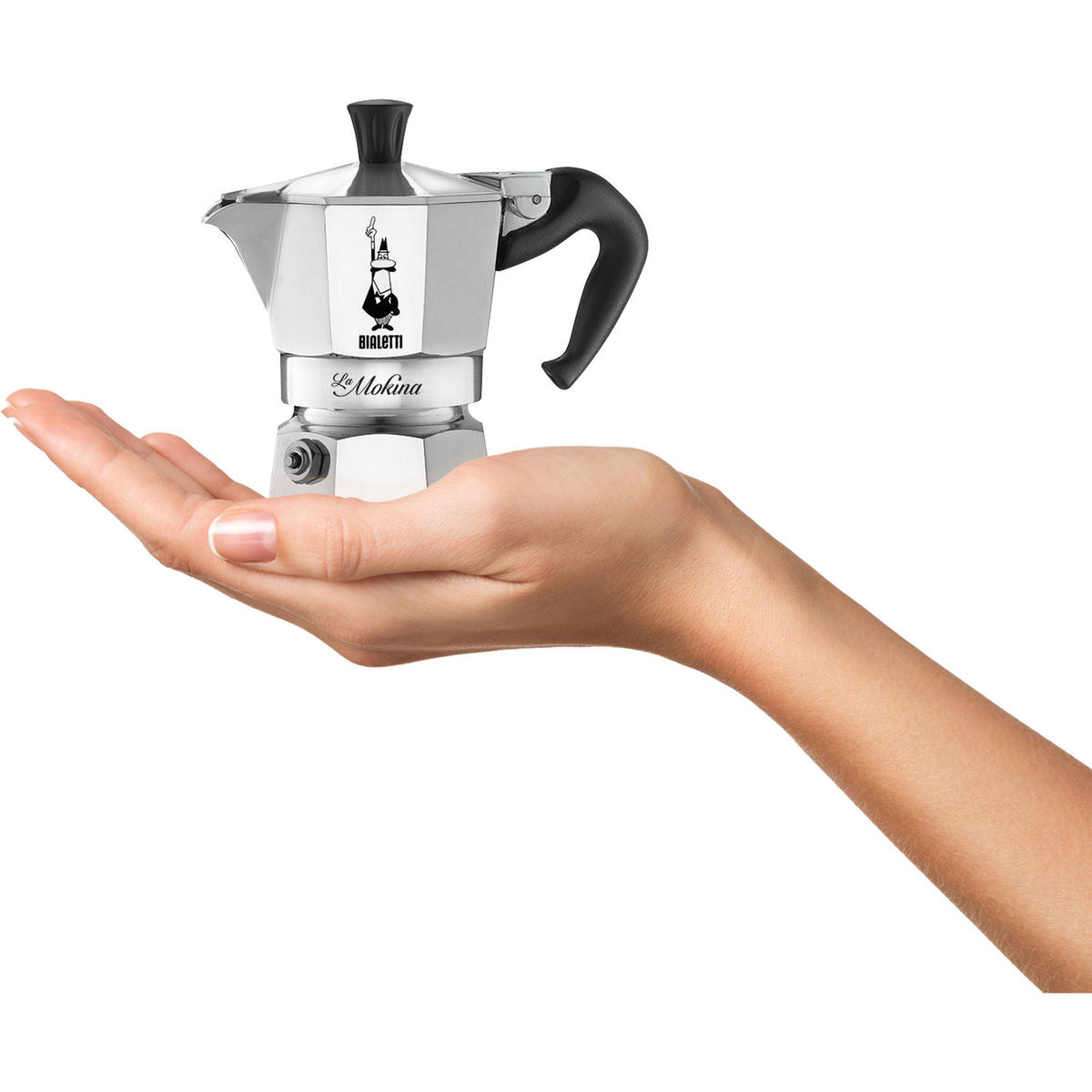 ESPRESSOKOCHER Moka Express Tricolore Italia für 3 Tassen, Aluminium, Bunt, 130 ml - Multicolor, Metall (7/13/14cm) - Bialetti
